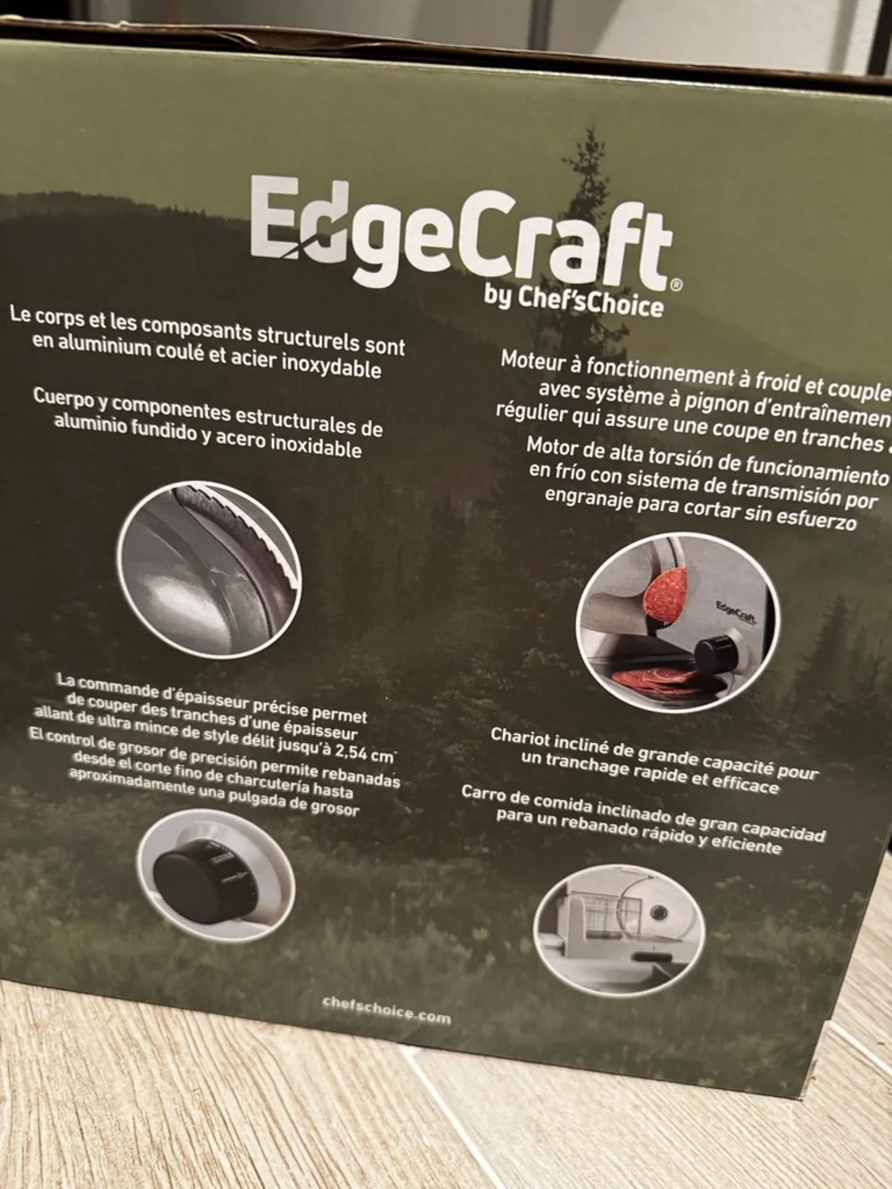 Craft EdgeCraft Electric Food Slicer in Silver and Black